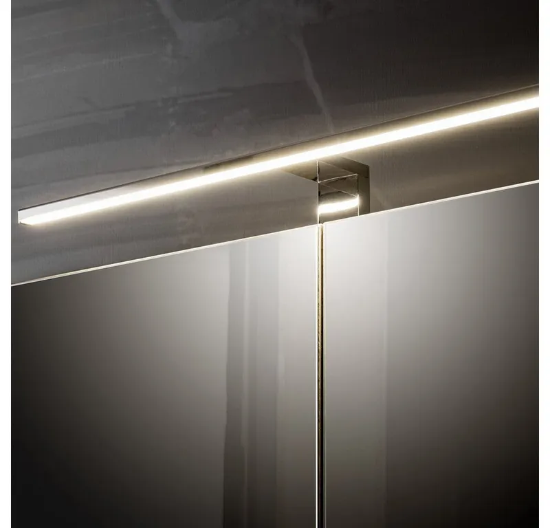 Lomadox Spiegelschrank TOSKANA-56, Braun, – Produktbild 4 von 5