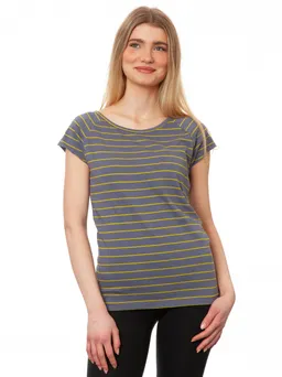 FellHerz Cap Sleeve striped thunder olive - XXL – Produktbild 1 von 1
