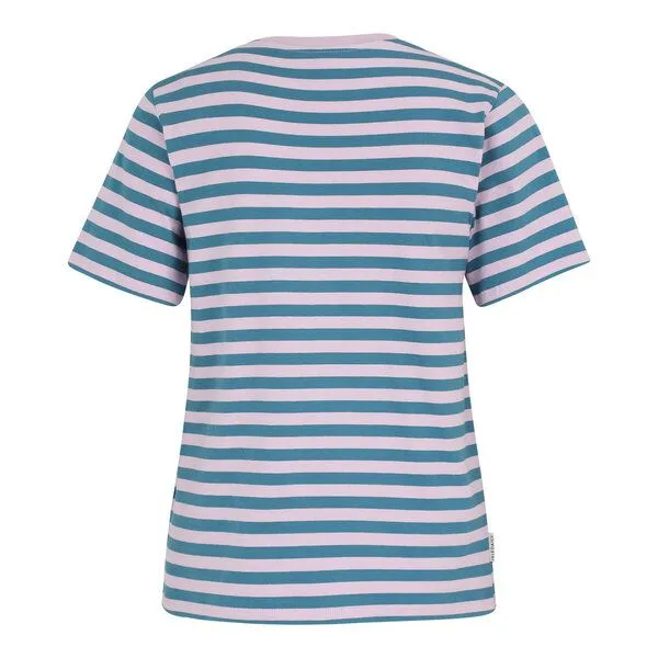 Iriedaily Iriedaily Stripe Basic Tee, Light mauve (blau/rosa), – Produktbild 2 von 4