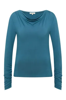 Tranquillo Shirt Belindaa aus EcoVero™ Viskose von Lenzing - mallard blue / M – Produktbild 1 von 1