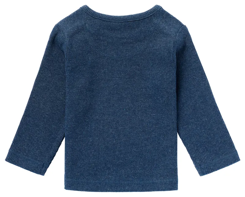 Noppies Newborn Langarmshirt Natal, Blau, – Produktbild 2 von 3