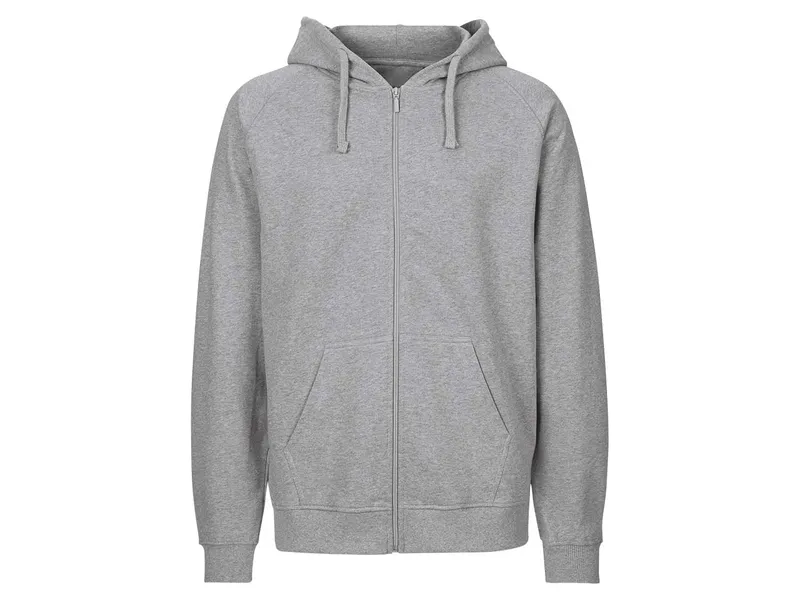 Neutral Neutral® Herren Unisex College Hoodie Zoodie Hoody Kapuzenjacke Sweatjacke, Sports grey, – Produktbild 1 von 4