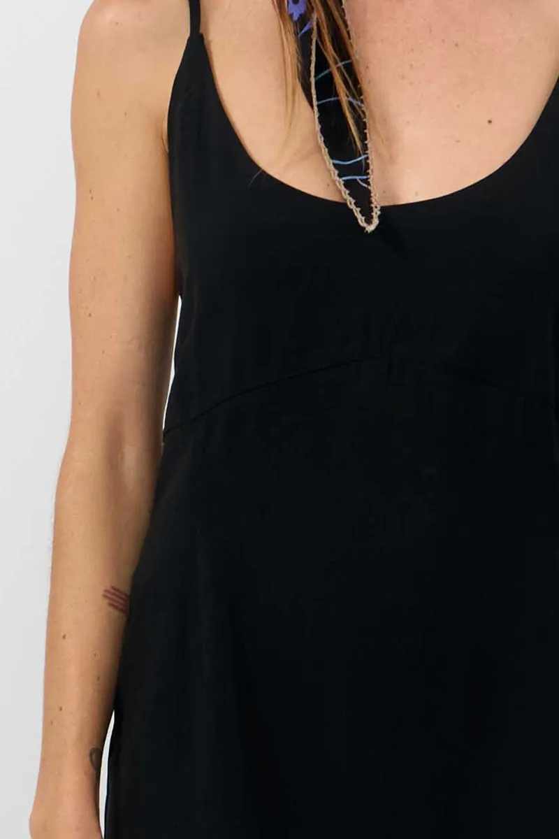 SUITE13LAB SUITE13LAB Damen vegan Kleid Saja Schwarz, Schwarz, – Produktbild 2 von 2