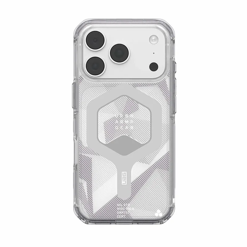 Urban Armor Gear MagSafe-Hülle für Apple iPhone 18 Pro / 17 Pro, Urban Armor Gear, Plyo, Silber, Grau, – Produktbild 1 von 1