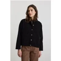 recolution Recolution Damen vegan Overshirt Cord Rhodea Schwarz – Produktbild 1 von 1