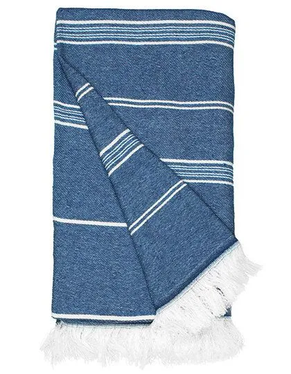 The One Towelling® The One Towelling® Hamamtuch 100 x 180 cm Recycled, Navy blue, – Produktbild 1 von 2