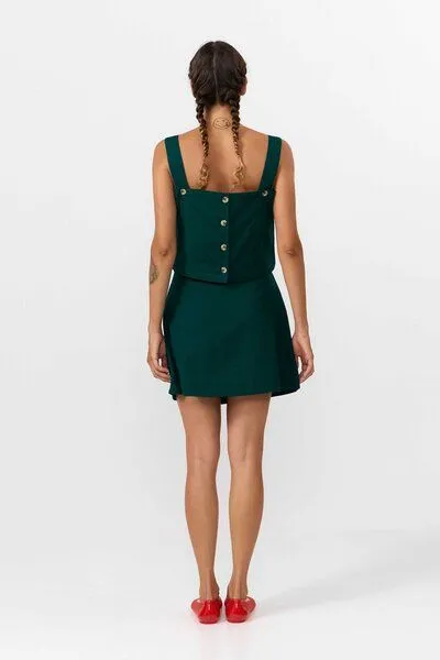 SUITE13LAB Suite13lab Cropped-Top ODIEL, Deep green(grün), – Produktbild 3 von 3