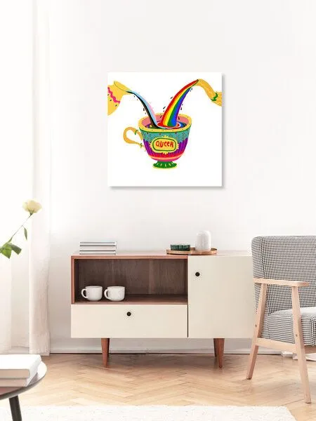 Photocircle Photocircle Poster / Leinwandbild - Queer Cup – Produktbild 2 von 4