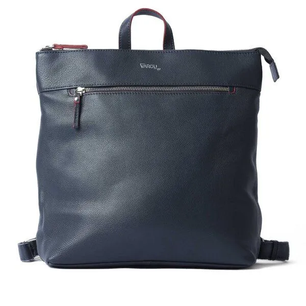 Vargu Vargu Echtleder Rucksack Femen 1, Navy, – Produktbild 1 von 4