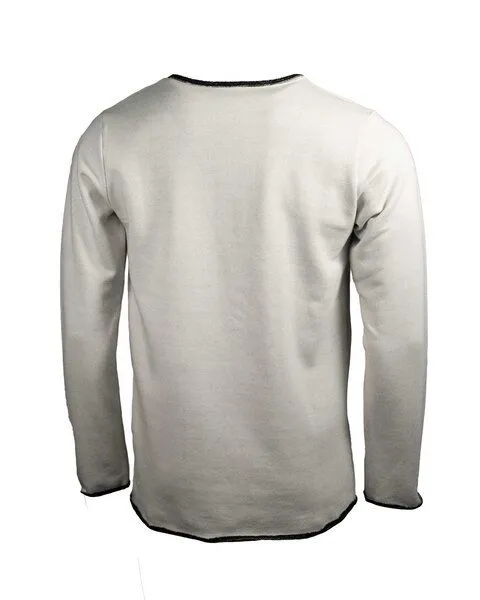 EMPIRE-THIRTEEN EMPIRE-THIRTEEN Basic Sweater "EMPIRE", Beige, – Produktbild 2 von 4