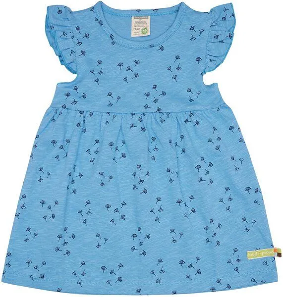 loud + proud loud + proud Babys & Kinder Kleid Slub Jersey, GOTS-zertifiziert, Basin(blau), – Produktbild 2 von 2