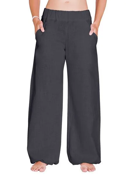 SCHAZAD Leinenhose DELIGHT von SCHAZAD, Anthrazit, – Produktbild 3 von 4