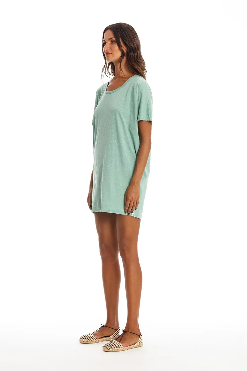 RAVENS VIEW IBIZA RAVENS VIEW IBIZA Damen vegan Kleid Jane Cameo Grün, Hellgrün, – Produktbild 2 von 2