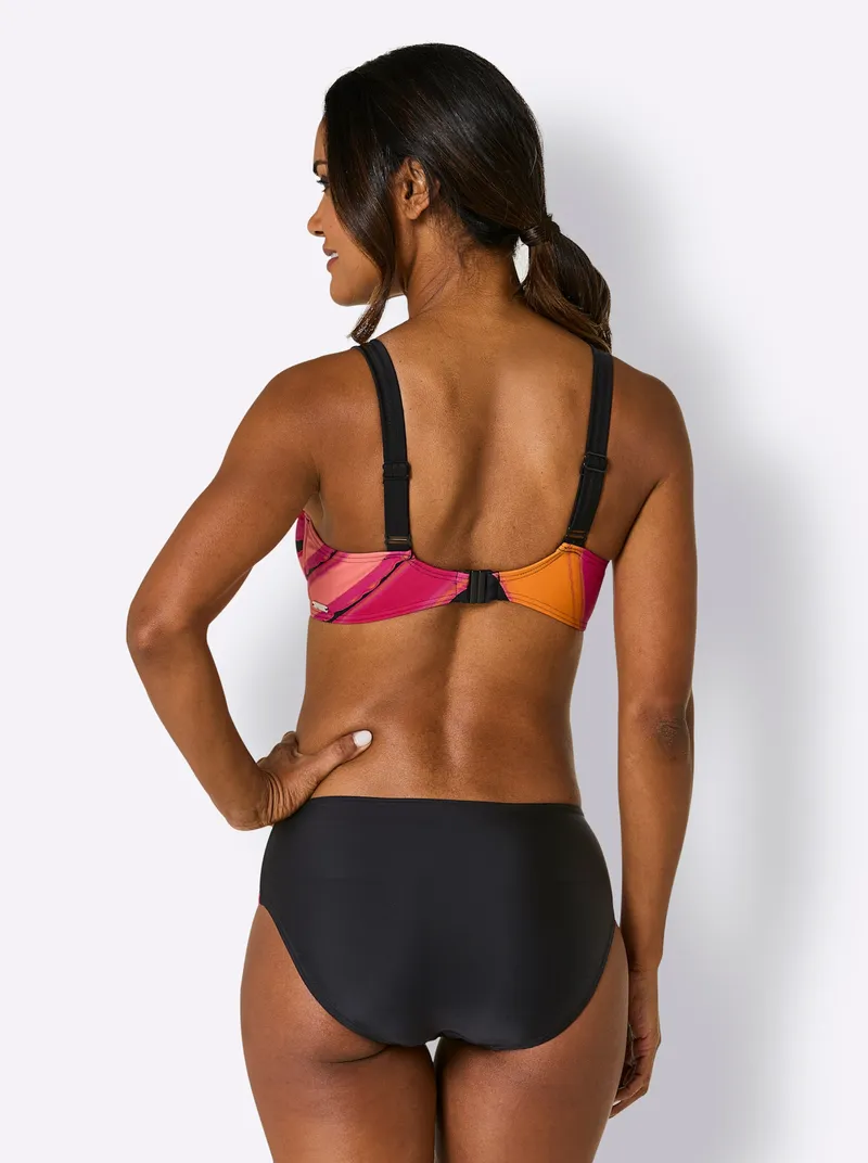 feel good Bikini schwarz-orange, Schwarz-orange, – Produktbild 2 von 2