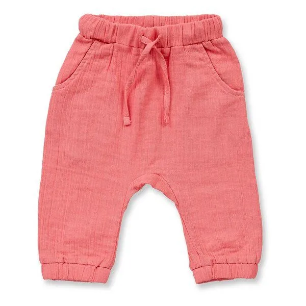 Sense Organics Sense Organics Babyhose, Modell LOKI, Pfirsichrosa, – Produktbild 1 von 3