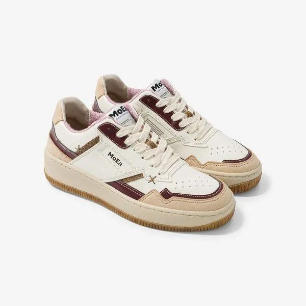 MoEa MoEa Sneakers GEN1 - Grapes Wine Natural, Natural, – Produktbild 2 von 4