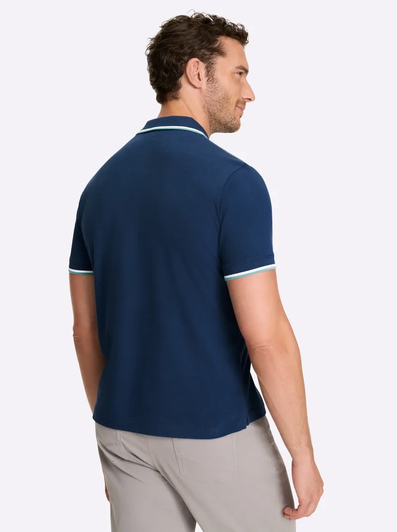 Catamaran Kurzarmshirt dunkelblau, Dunkelblau, – Produktbild 2 von 2