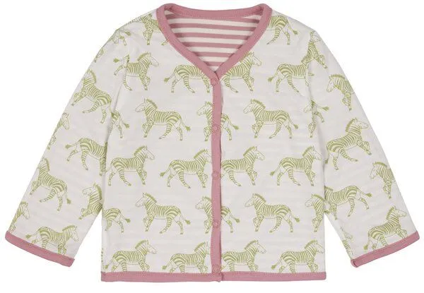 loud + proud loud + proud Babys & Kinder Wendejacke, GOTS-zertifiziert, Aster(rosa), – Produktbild 1 von 2