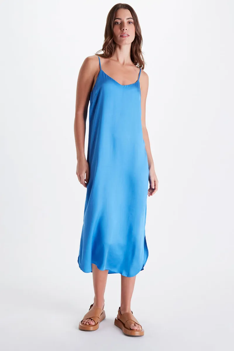 Neu Nomads Neu Nomads Damen vegan Kleid Easy Slip Azure, Blau, – Produktbild 2 von 2