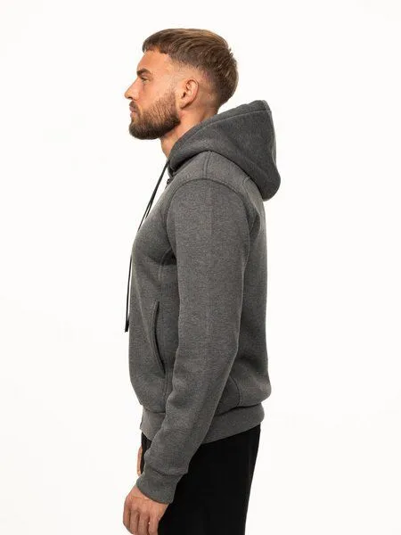 saved lab saved lab SL-600 Zip Hoodie Grey Melange – Produktbild 4 von 4
