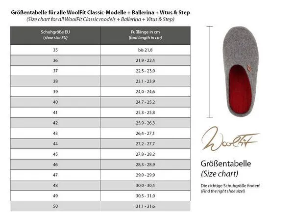 WoolFit WoolFit Filzpantoffeln „Classic“ mit Naturgummisohle mit weichen Filzeinlagen, Beige, – Produktbild 3 von 4