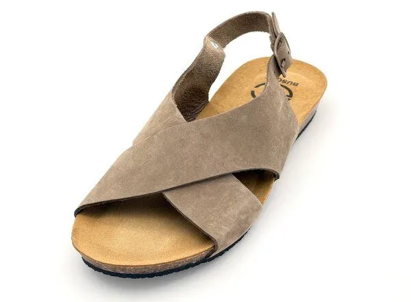 Busche Busche Almeira Slingback Sandale, Kaki, – Produktbild 1 von 3