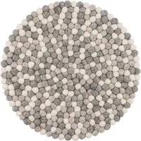 myfelt myfelt Filzkugel Sitzauflage (⌀ 36 cm, 36 x 36 cm), Multi naturfarben hell (hella), – Produktbild 1 von 1