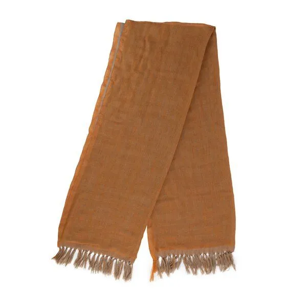 El Puente El Puente Schal, Blau,braun, – Produktbild 2 von 2