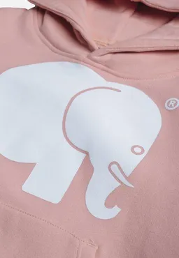 Trendsplant Trendsplant Kid's Organic Classic Hoodie Pale Pink – Produktbild 1 von 1