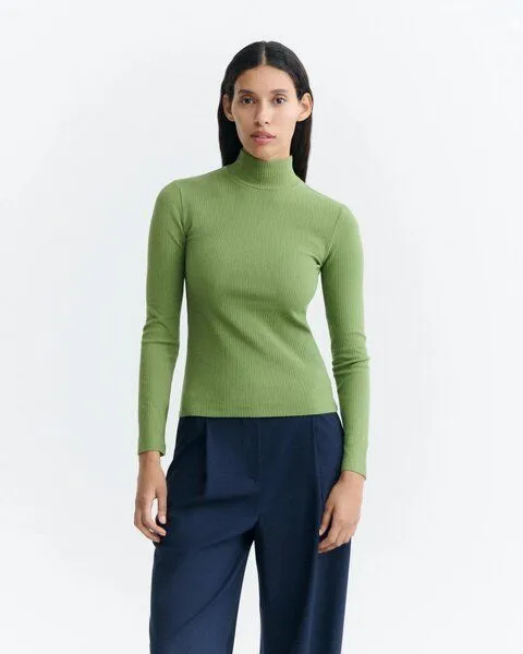 thinking mu Rip Longsleeve Modell: Aine GOTS, Green, – Produktbild 3 von 5
