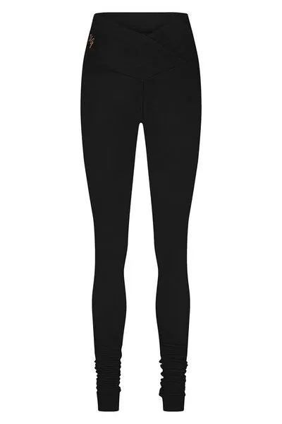 Urban Goddess Urban Goddess Umschlag Bambus Yoga-Leggings Sati, Onyx black (schwarz), – Produktbild 4 von 4