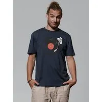 watapparel watapparel T-Shirt Unisex Schallplatte, India ink grey, – Produktbild 1 von 1