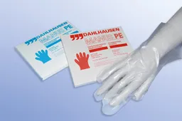 P. J. Dahlhausen HANDSCHUHE PE Damen gehämmert Spender 100 St Handschuhe – Produktbild 1 von 1