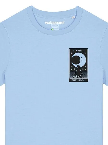 watapparel watapparel T-Shirt Frauen Tarot The Moon, Blue soul, – Produktbild 3 von 3