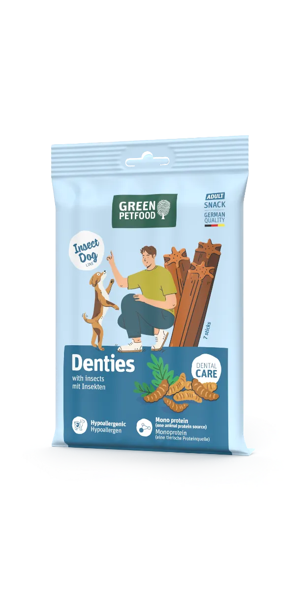 Green Petfood Green Petfood Denties with Insects 180g, Grün, – Produktbild 1 von 1