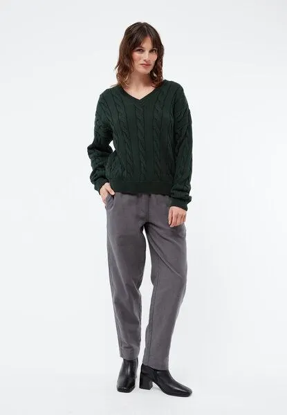 Givn Berlin Givn Berlin Strickpullover, Ramea bottle green, – Produktbild 3 von 4