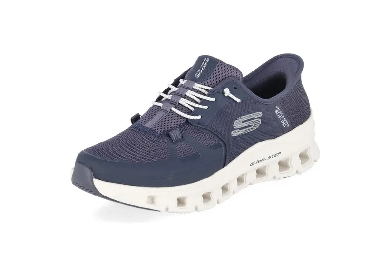 Skechers Skechers Slip On Sneaker 232930 NVY Herren Textil & Synthetik blue Schnürschuh, Blau, – Produktbild 3 von 6