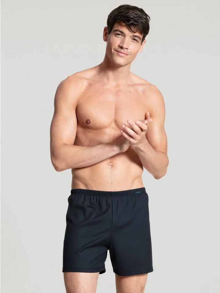 CALIDA CALIDA Boxershorts Natural Benefit (2er Pack) elastisch, Single Jersey-Qualität, ohne Eingriff, Grau, – Produktbild 5 von 5