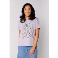 watapparel watapparel T-Shirt Frauen Love and flex, Lavender, – Produktbild 1 von 1