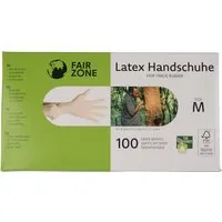 Fair Zone 100 Fair Zone Einweghandschuhe aus Latex, Gr. large – Produktbild 1 von 1