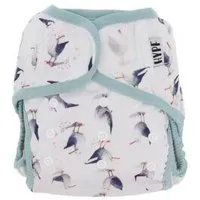 Hypf Hypf Stoffwindel Überhose (Klett) One Size 4-16kg, Gulls (weiß), – Produktbild 1 von 1