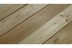 woodstore24 woodstore24 Lärche kanadisch, grob / fein geriffelt, 45 x 143 mm, Länge 4,27 m - Sichtseite fein geriffelt – Produktbild 1 von 1