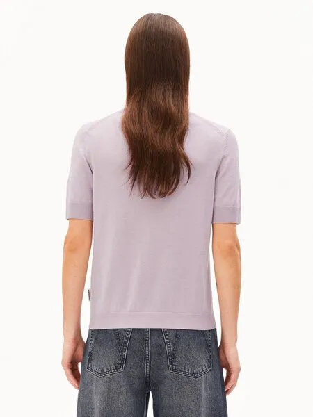 ARMEDANGELS ARMEDANGELS SILJIAAS Damen Strickshirt aus TENCEL Lyocell Mix, Ice grape, – Produktbild 2 von 4