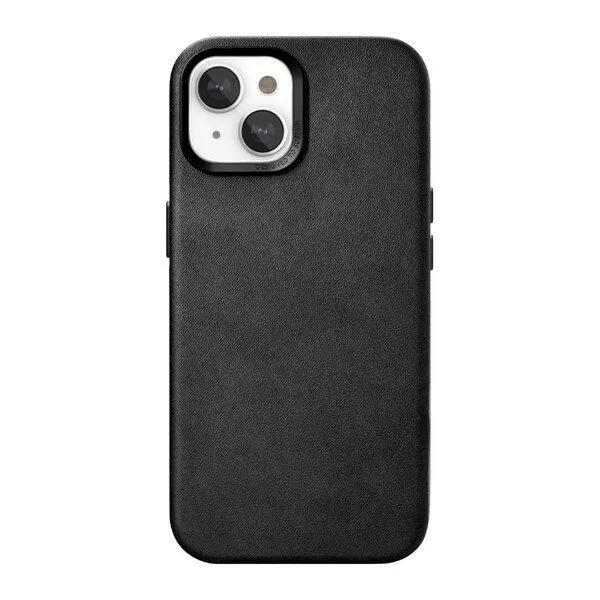 Woodcessories Woodcessories iPhone Leder Hülle aus Aloe Vera Pflanzen, Schwarz, – Produktbild 1 von 4