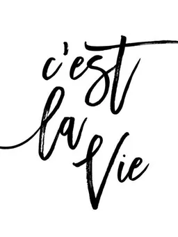 Photocircle Photocircle Poster / Leinwandbild - C'est La Vie – Produktbild 1 von 1