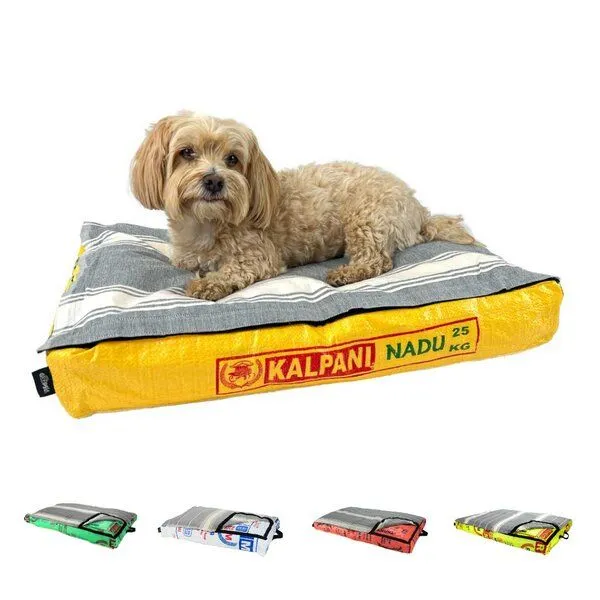 GOOPSI GOOPSI Hundebett mit BIO-Dinkelfüllung, Weiß, – Produktbild 2 von 7