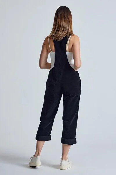 Flax and Loom Flax and Loom Leinen Latzhose Mary Lou, Black, – Produktbild 8 von 8