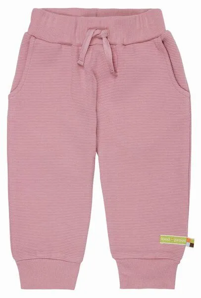 loud + proud loud + proud Babys & Kinder Hose Rippenstruktur, GOTS-zertifiziert, Aster(rosa), – Produktbild 1 von 1