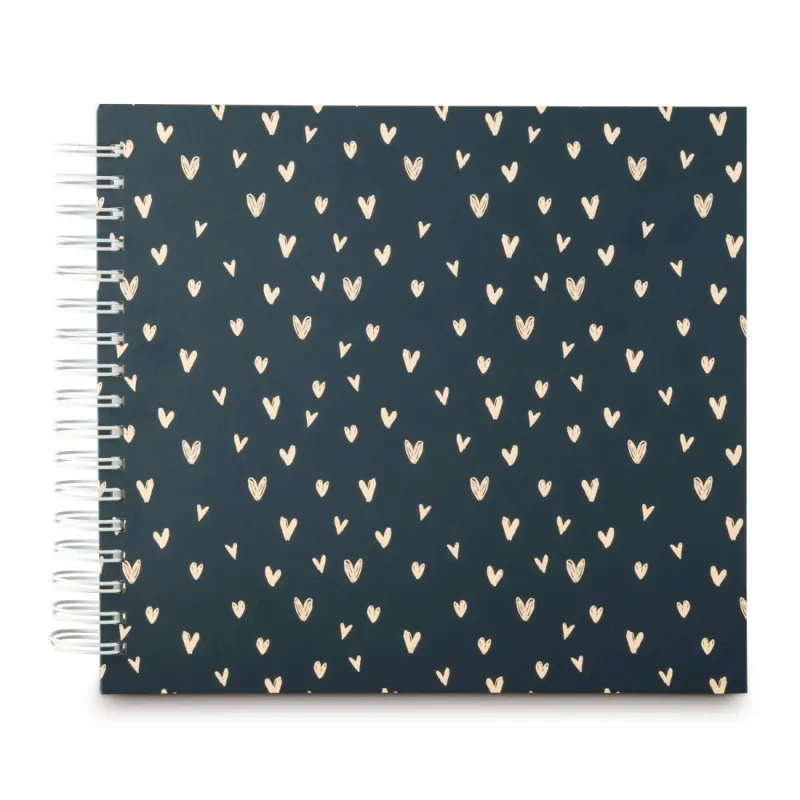 Hama Hama Spiral-Album "Lovely", 28x24 cm, 50 weiße Seiten, Blau – Produktbild 3 von 5