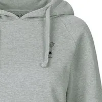 HANDGEDRUCKT HANDGEDRUCKT "Kosmokind" Frauen Hoody aus reiner Biobaumwolle (kbA) – Produktbild 1 von 1